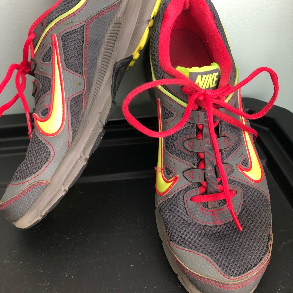 Nike Neon Punch Red Yellow Dark Grey